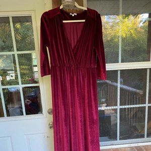 Baltic Born Velvet Maroon Dress